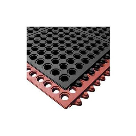 Superior Mfg Group, Notrax NoTrax T32 Ultramat Anti Fatigue Drainage Mat 1/2in Thick 3' x 3' Red T32S0033RD